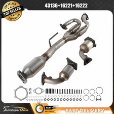 All 3 Catalytic Converter Set For Nissan Quest 2004-2009 Maxima 2004-2006 3.5l