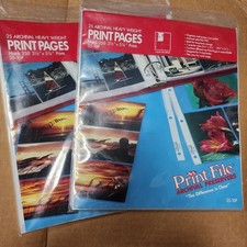 Lot 2 Packs 25 Heavyweight Archival Preservers 35-10P Holds 250 3.5x5.25 Prints