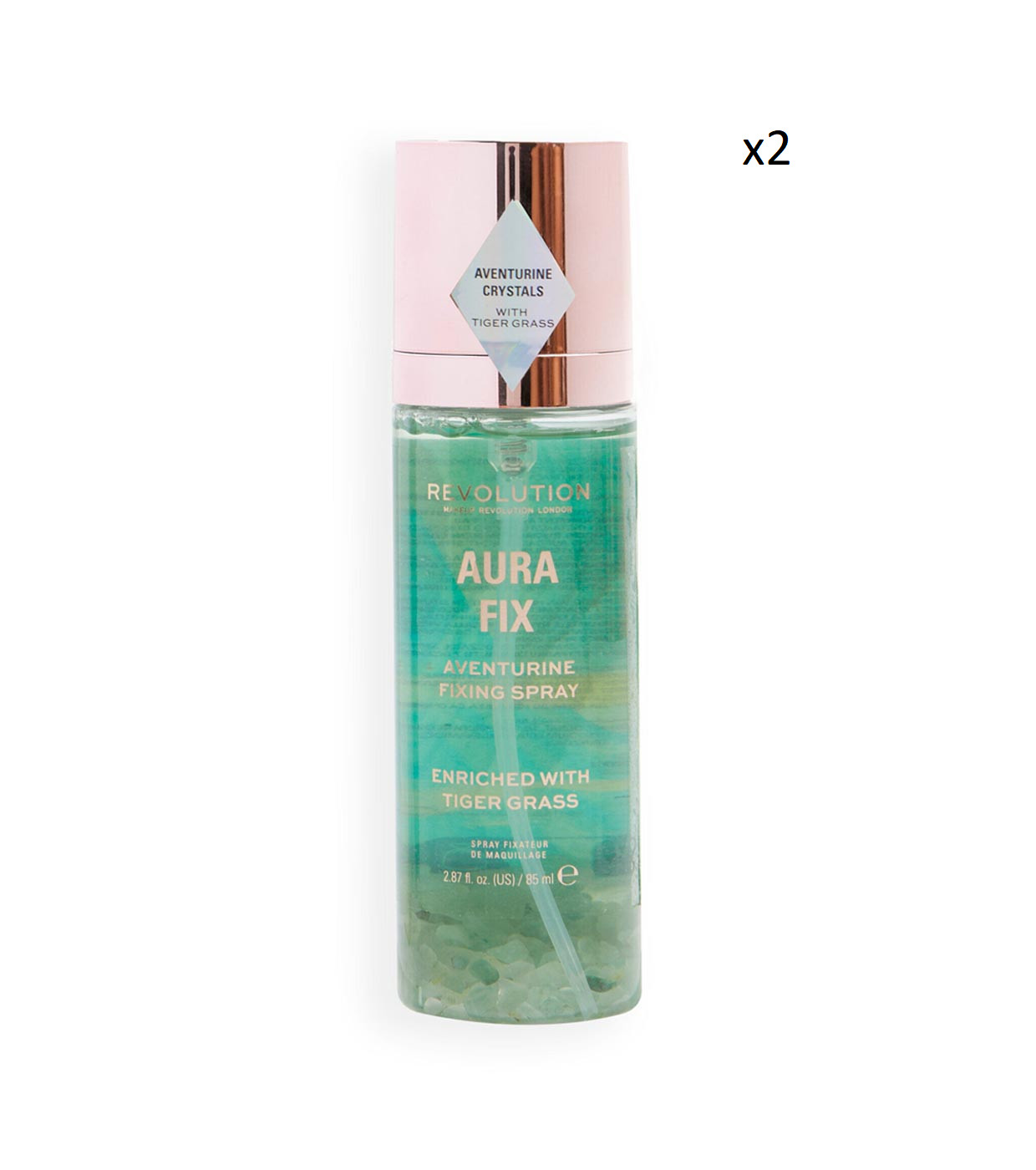 Revolution Fixing Spray Aura Fix Aventurine (pack of 2)