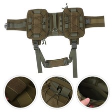 Dog Backpack with Side Pocket for Travel Saddle Bag Quick Release Buckle