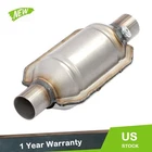 2" Inlet/Outlet Catalytic Converter For Ford Mustang 2.3L 3.8L 4.6L 5.0L V6 V8