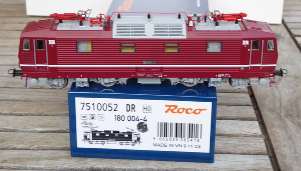 Roco 7510052 H0 Dcc-Sound Elektrolok Br 180 004 KnöDelpresse Dr Epoche 4/5 Led-image