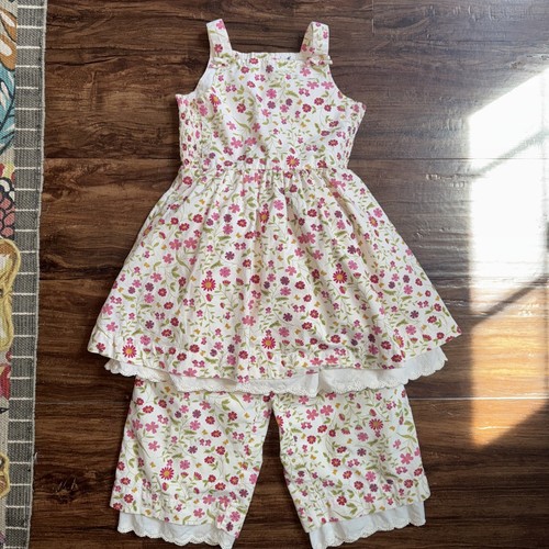Onekid Chasing Fireflies 6 Cream Rose Pantaloon Petticoat Set Tunic Bloomers - Picture 2 of 21