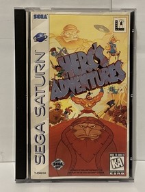 Hercs Adventures Sega Saturn CIB Complete w Manual Inserts Clean Tested Read 👀