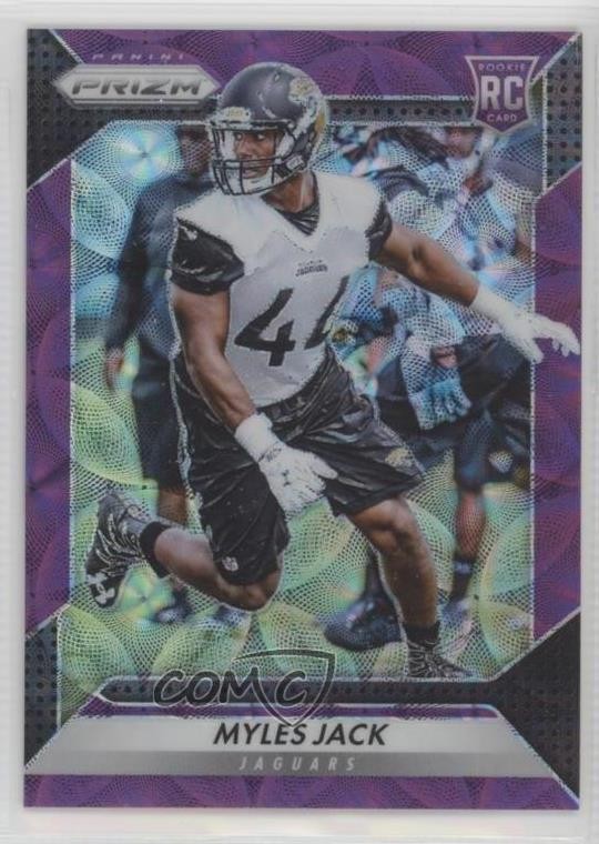 2016 Panini Prizm Purple Scope 58/99 Myles Jack #295 Rookie RC 05nn