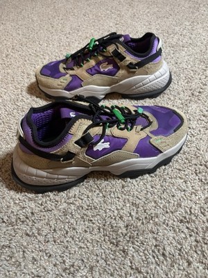 Lacoste L-Guard Breaker 223 2 SMA Purple/Beige Men's Trainers Size UK 6.5 US 7.5