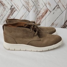Vince Suede Stapleton Sneaker-Sole Chukka Boots