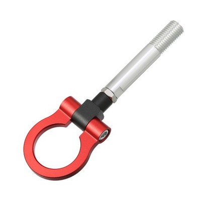 Red Round Car Bumper Trailer Ring Eye Tow Hook