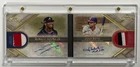2021 Tier One Ronald Acuna Jr Juan Soto Dual Relic Patch Auto Booklet #3/10