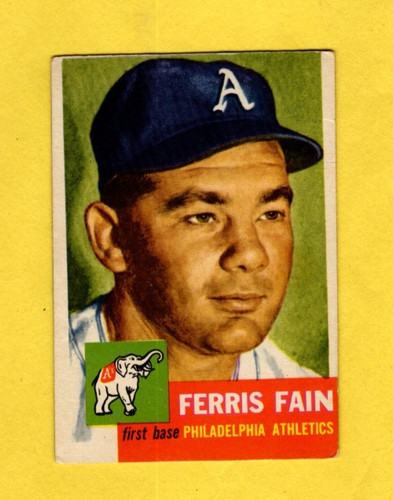 Ferris Fain #24 1953 Topps card