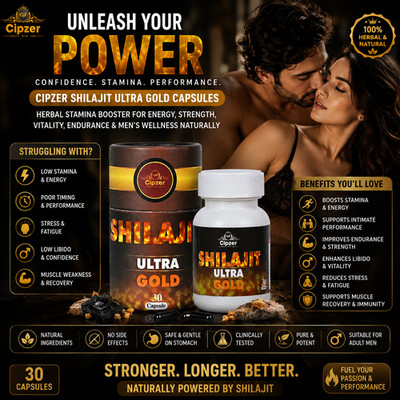Cipzer Shilajit | Boost-Up Low Stamina & Best to Lift Up Sexual Mood & Vitality