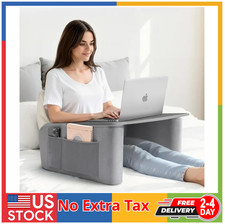 Gaming Lap Desk Pillow   Large 23" Flat Surface Laptop Pillow for Couch  Sofa