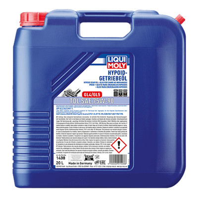 Liqui Moly Hypoid-Getriebeöl GL4/5 TDL 75W-90 20 Liter - Art.Nr. 1408