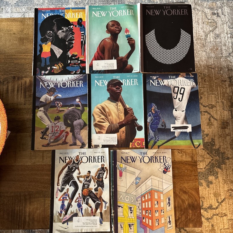 new yorker magazine lot Eight Issues