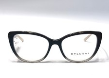 Women's Bvlgari Eyeglasses Frames BV4148 5450 Black/Gold Round 51/16 140 NEW