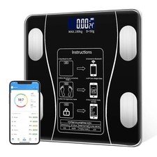 Smart Scale for Body Weight Digital Bathroom Scale BMI Bluetooth Body Fat Scale