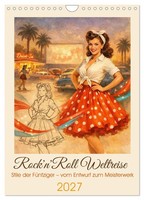 Liam Blue | Rock'n'Roll Weltreise (Wandkalender 2027 Din A4 Hoch), Calvendo...