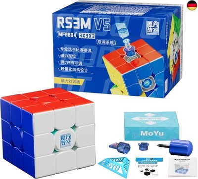 RS3M V5 2023 Magnetic Dual Adjustment 3x3 Speed Cube, Professional 3x3 Puzzle