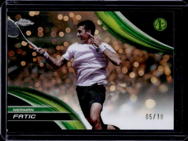 2025 Topps Chrome Nerman Fatic Black Refractor #/10