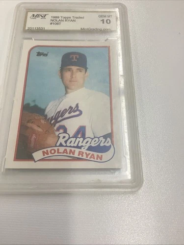 1989 TOPPS TRADED #106T NOLAN RYAN HOF RANGERS PSA 10 GEM MINT