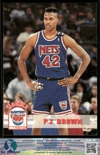 1993-94 Hoops #369 P.J. Brown RC 77.U