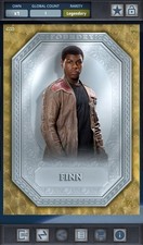Marketplace image: Finn - Superfractor 1/1 Platinum Base 1cc  - Star Wars Card Trader Foundry