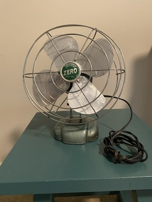 McGraw Electric Co. Tested/Working Vintage ''Zero'' Metal Fan  Model 1250R