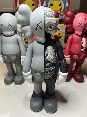 Medicom Toy KAWS Companion Vinyl Figure - Grey Dissected NO BOX