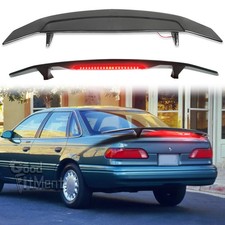 For Ford Taurus 2013-19 52 Carbon Fiber Rear Trunk Spoiler Wing W Brake Light