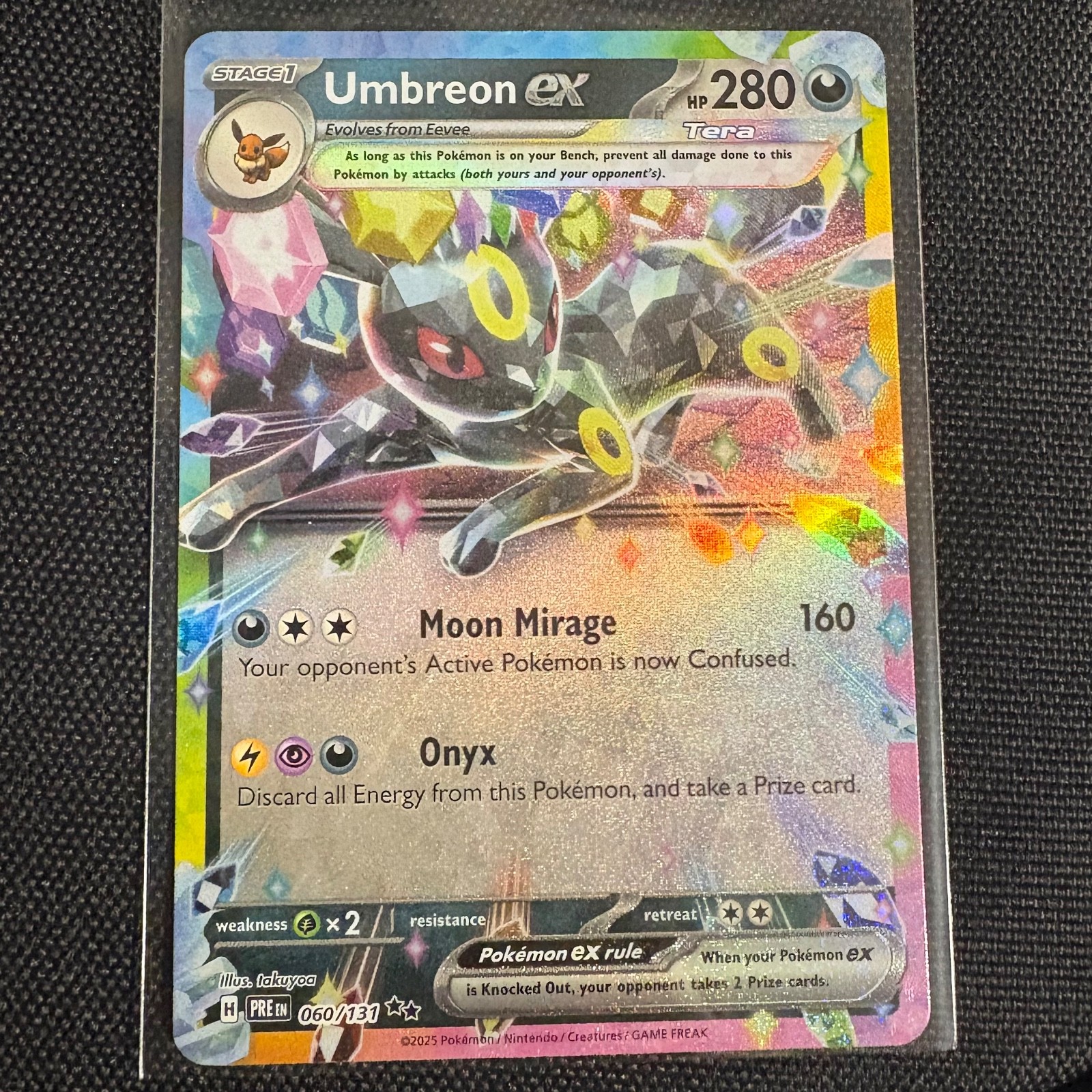 Pokemon TCG - Umbreon ex 060/131 Prismatic Evolutions NM