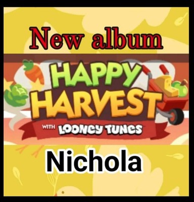 Monopo_ly Sticker Go All 1/2/3/4/5/6  Karte (HAPPY HARVEST WITH LOONEY TUNES)