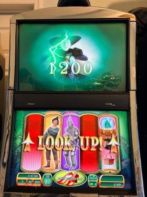 WMS BB2 WIZARD OF OZ RUBY SLIPPERS GAME AND OS SET GREAT MULTI BONUSES CLASSIC