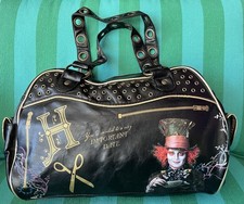 Disney Store Alice in Wonderland Mad Hatter Handbag Johnny Depp Steampun Bag