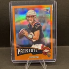 2025 Topps Chrome - 1975 Topps Drake Maye #1975-23 Orange Refractor /25