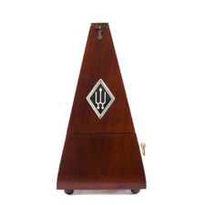 Wittner 813M German Wooden Pyramid Wind-Up Metronome with Bell