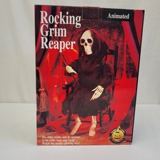 Halloween Rocking Grim Reaper Animated Gemmy Industries 1994
