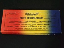 Vintage Marshall  s Photo Retouch Colors Transparent Liquid Kit 8 Bottles Group 1