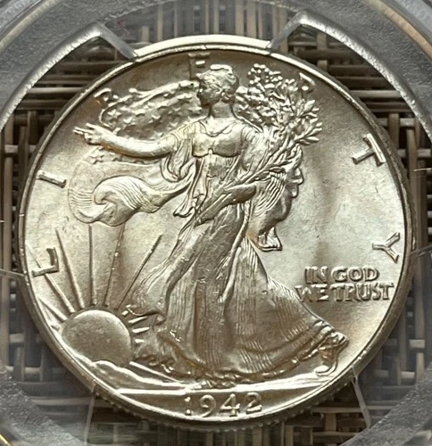 1942 Walking Liberty half dollar, PCGS MS-64