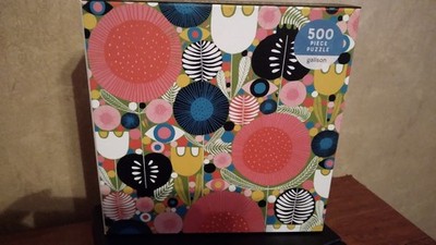 500PC  GALISON PUZZLE--EYES IN THE GARDEN--COMPLETE