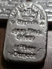 Monarch Precious Metals Hand Poured Tombstone Style 2 Oz .999 Fine Silver Bar