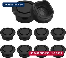 10PCS Car Rear Bumper Radar Hole Cover Plugs, Bumper Sensor Hole Plugs, Rubber A