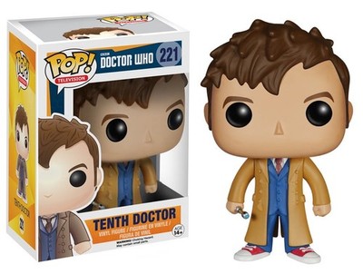  Funko Pop! TV: Doctor Who - TENTH DOCTOR #221 HT PRE-RELEASE VAULT PROTECT 