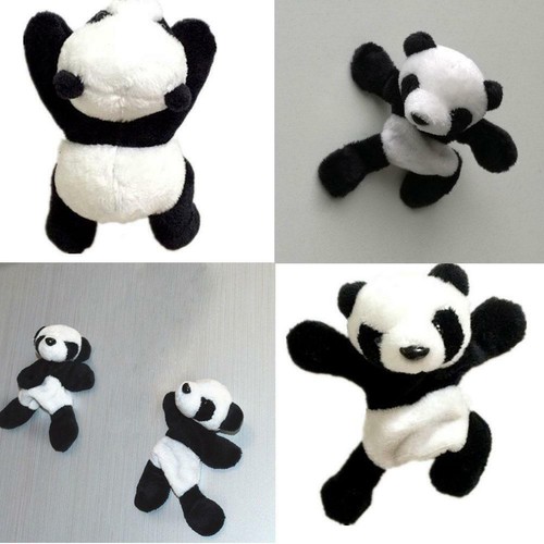 Lovely Plush Panda Fridge Magnet Refrigerator Sticker cotton Toy PP Gift 9CU3
