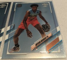 2021-22 Topps Chrome Basketball Overtime Bryson Warren rookie card #50