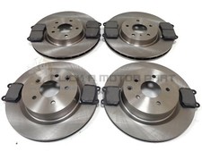 FRONT & REAR BRAKE DISCS AND PADS SET FOR NISSAN 350Z 3.5 V6 2003-2009 