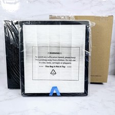 Vital 100S Series Pet Allergy Carbon Filter Vital 100S-RF-PA: 2pc H13 True Hepa Air Purifier Replacement Filter Carbon LEVOIT Vital 100S-RF-PA