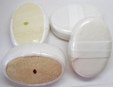 Lot of 6 Dr. Scholl's Bath Sponges - New Sealed - Straight From Case