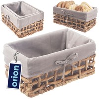 Aufbewahrungskorb Aufbewahrungsbox Korb Geflochten NatüRlich 26,5X17X12,5 Cm