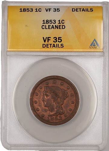 1853 Large Cent VF! ENN Coins | eBay