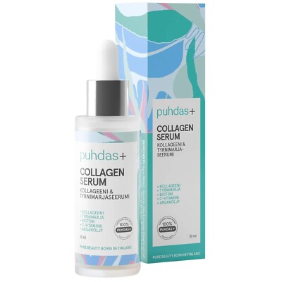 puhdas+ COLLAGEN SERUM   Hochdosiertes, wirksames Kollagenserum Gesicht [30ml]